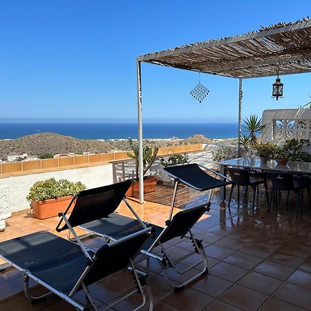 Apartment With A Great Terrace, Sea And Land Views Mojácar Esterno foto